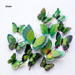 12 Pcs Butterfly Wall Stickers Decoration Magnet Butterflies on the wall DIY Wallpaper 3D PVC - Image 8