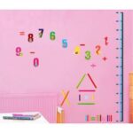 Wall Stickers Height Chart Numbers Kids Room Animal Wallpaper Stickers Wall Decals Interior Stickers Cat Cute Birthday Kids Room Disney size 50x70 ay745 - Image 4