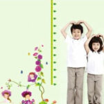 OneHouse Morning Glory Purple Flowers Little Children Measurement Growth Chart (60-180cm) Wall Sticker for Kids Room - Image 3