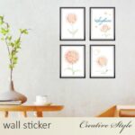 Stylish Scandinavian Wall Stickers with Trees, Flowers, Cats, Plants, Toilets, Flowerpots, and English Text. Removable Wallpaper Stickers. Wall Decor. Perfect for Redecorating or Gifting size 50x70 sk7111 - Image 2