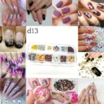 Nail Rhinestones 3D Crystal AB Clear Nail Stones Gems Pearl DIY Nail Art Decorations d13