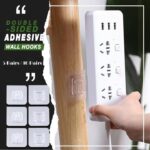 Double Sided Hooks Adhesive Wall Hooks for Hanging - Transparent  hrfrclv1f-1 - Image 2