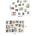 SK9169 Travel The World Famous City Home Decorative Removable Wall Decal DIY Travel Stamps Stickers - Image 10