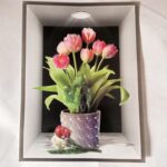 3D Aweosome flower Chinese Style Flower Classical Vase Wall Sticker - Image 16