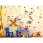 Music Hippopotamus XL8216 (90x60) - Wall Sticker / Wall Sticker - Image 2