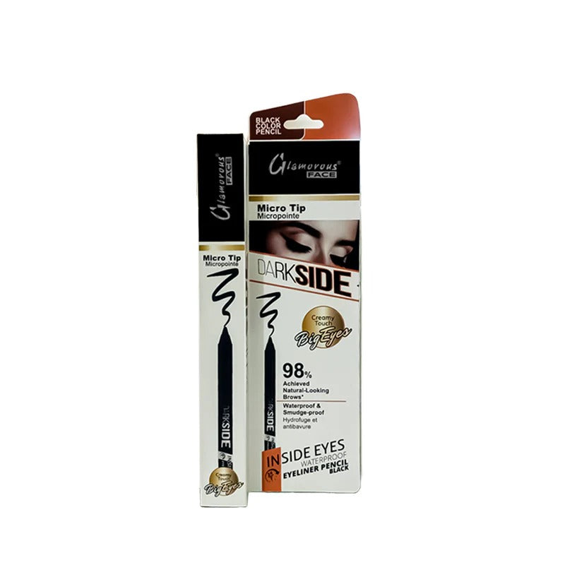 d6251140-2c4e-4e46-807f-dc8850eae064 Glamorous Face Dark Side Waterproof Eyeliner Kajal Pencil Black - Image 1