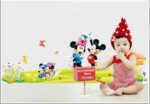 Cartoon Wall Sticker Mickey Mouse Minnie Wall Sticker Children Room Classroom Wall Sticker Bedroom Living Room WallpaperDF5086 size60x90 - Image 8