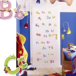 NYT Animals Alphabet Letters Words Wall Sticker Kids Learning Educational Room DecorAy6074 - Image 3