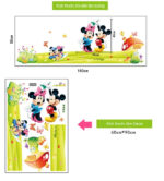 Cartoon Wall Sticker Mickey Mouse Minnie Wall Sticker Children Room Classroom Wall Sticker Bedroom Living Room WallpaperDF5086 size60x90 - Image 3