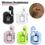 Air31 Earbuds Wireless Crystal Transparent Bluetooth 5.3 Air 31 Ear Buds Wireless Headset - Image 8