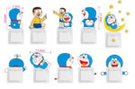 KG3003 DORAEMON SAKLAR STICKER WALL STICKER WALLSTICKER WAL STIKER METH size 30x45cm - Image 2