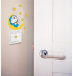 KG3003 DORAEMON SAKLAR STICKER WALL STICKER WALLSTICKER WAL STIKER METH size 30x45cm - Image 3