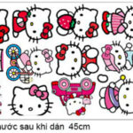 HELLO KITTY LIGHT SWITCH DECAL - Image 5