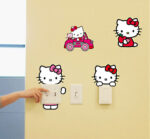 HELLO KITTY LIGHT SWITCH DECAL - Image 6