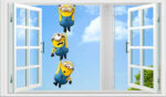 3D Minion Window Decal size 60x90 ncb205 - Image 3