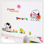 Cute Snoopy Cartoon Animation Wall Stickers Children's Room ay7138 - Image 3