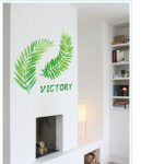 rdic Green Grass Leaf Decorative Decal size 50x70 sk7133 - Image 3
