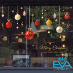 Christmas Series Stickers Home Decor Wall Sticker Glass Window Sticker Christmas Decorations for Home New Year Gift Xh6284 Size: 45x60 - Image 2