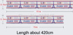 AY9144  Paris Eiffel Tower List Wall Sticker Wal Stiker Dinding - Image 4