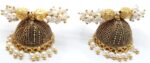 Antique pearl Jhumki GOR - Image 4