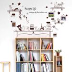 Star Bear Butterfly Shelves Wall Stickers Removable Living Room Decorative Wall Decals Fake Display Shelves Wallpaper - Image 4