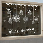 Miico XH7243 Christmas Sticker Home Decoration Sticker Window and Wall Sticker Shop Decorative Stickers - Image 2