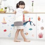 Wall stickers underwater world whale bedroom living room wall stickers HM92020 - Image 8