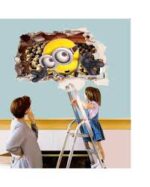 Minions face NON LICENSED Removable Wall Sticker Art Decal Kids Room Decor USA ay9268 60x90 - Image 3