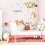 Cheap DIY Cartoon Swing girl Vinyl Removable Kid Room DIY Wall Stickers Decal environment Mural Decor AY7198 - Image 4