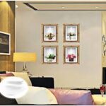3D Fake Picture Frame Stereo Flowers in the Vase Wall Stickers Living Room Bedroom Fresh Plant Wall Decals Wall Border Decor - Image 7