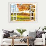 PROMO WALL STICKER STIKER DINDING 60X90 XL8022G AUTUMN VILLAGE WINDOW - Image 7