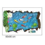 Ready Wall Stiker 60X90 Xh9219 Fish Lotus Pool Walstiker Wallsticker -Berkualitas - Image 4