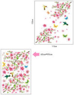 Removable Flowers Butterfly Wall Stickers Decal Art Vinyl Mural Room Decor DIY AY9158 - Image 5