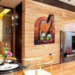 3D Horse animals Background Wall Sticker for Living Room SK9074 - Image 8