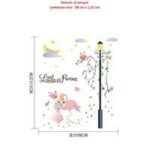 SK9352 Little Princess Flamingo WALLSTICKER STIKER DINDING UK 60X90 - Image 5