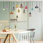 Sk9144 Colorful Light Lamp Wall Sticker - Image 2