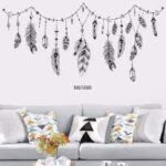 World Beauty's Macro he JM7339 can be Combined to Remove Wall Stickers Small Pure and Fresh and Feathers Decorating - Image 2