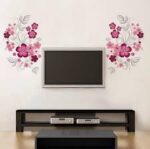 Removable Vinyl Wall Stickers Flowers Living Room TV/Sofa Background Home Decoration Wall Decals 60*90cm JM7151 - Image 4