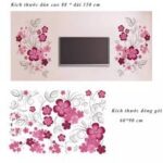 Removable Vinyl Wall Stickers Flowers Living Room TV/Sofa Background Home Decoration Wall Decals 60*90cm JM7151 - Image 15