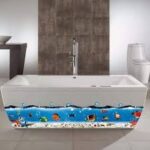 AY917 Finding Nemo Removable Sticker 60x90cm Cartoon Bathroom Decor Occean World Wall Corner Line Cling 6% off total if 2lots - Image 9