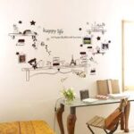 Star Bear Butterfly Shelves Wall Stickers Removable Living Room Decorative Wall Decals Fake Display Shelves Wallpaper Poster - Image 4
