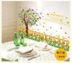 sk9024 Home decor love tree stickers for wall removable colorful wall pictures for living room - Image 9