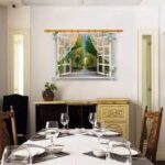 Sk9020G Screen Window Scenery Window Landscape Wall Sticker - Image 3