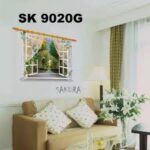 Sk9020G Screen Window Scenery Window Landscape Wall Sticker - Image 4