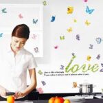 Ay6041 yl Wall Art Stickers Large DIY Wall Paper Mirror Poster Tattoos Quotes - Image 3