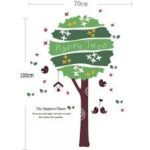 Wallstick " Green Happy Tree " wallsticker DM570090 - Image 5