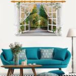Sk9020G Screen Window Scenery Window Landscape Wall Sticker - Image 8