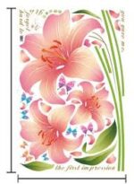 Living room wall creative floral stickers XL8135 rain flower removable wall stickers - Image 6
