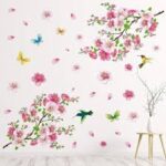 Removable Flowers Butterfly Wall Stickers Decal Art Vinyl Mural Room Decor DIY AY9158 - Image 4