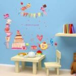 ABC1062 Hand-painted Bird Cartoon Wall Sticker - Multi - Image 4